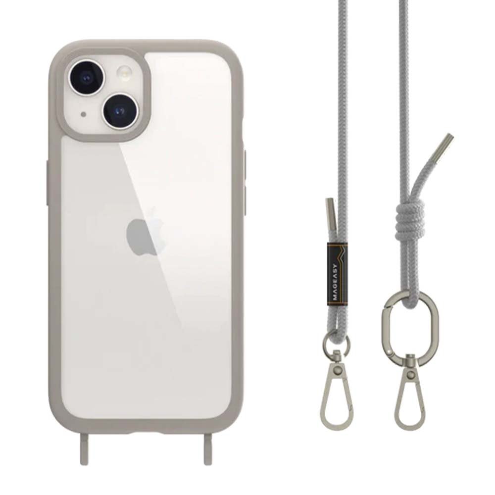 Estuche SwitchEasy Roam iPhone 15 Plus Roam + Strap Color Gris