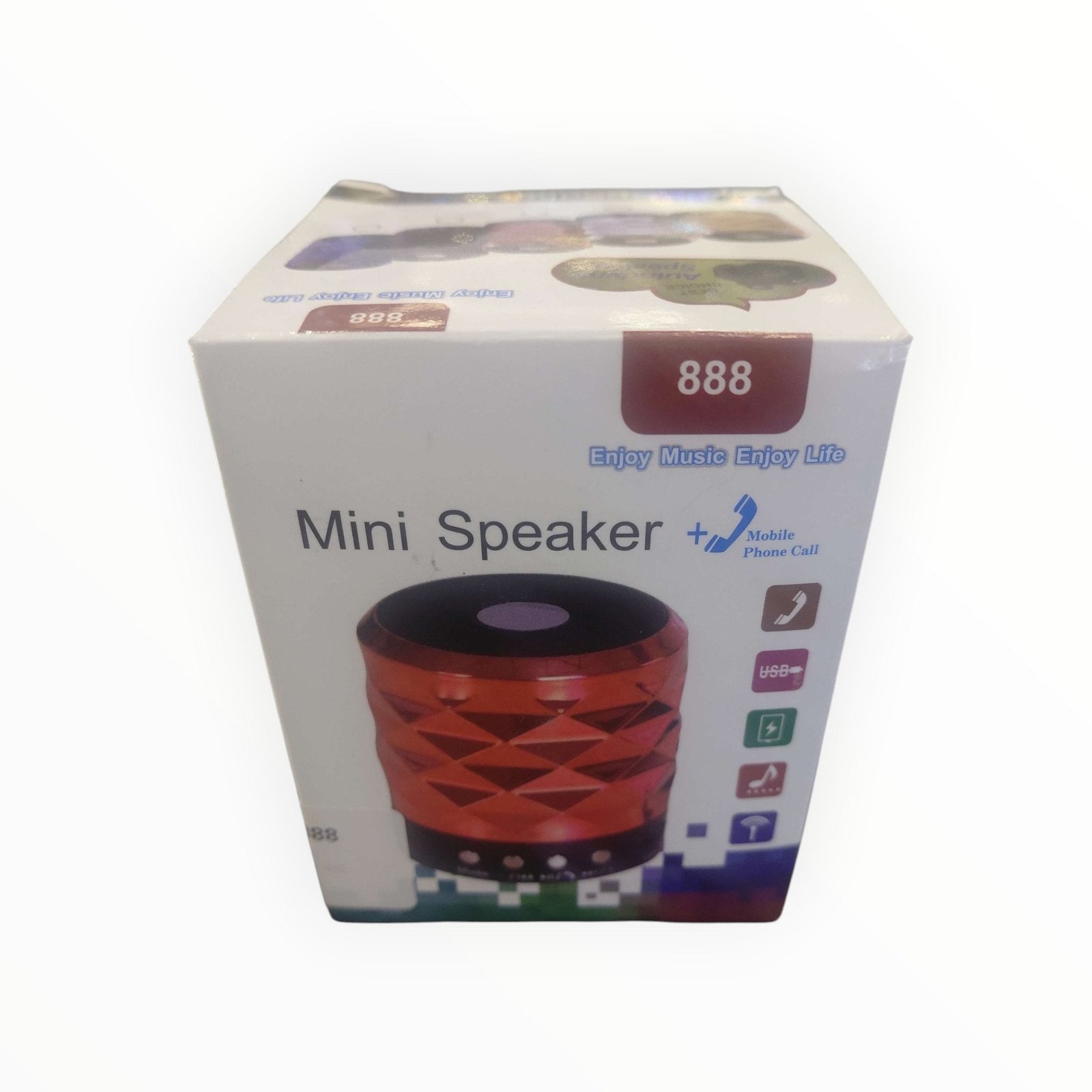 Bocina Mini Speaker Negra 888