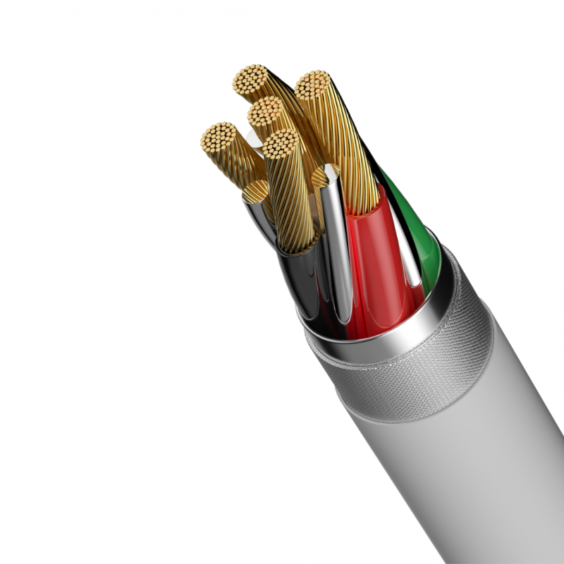 Cable Devia Tipoc Smart Series PD 60w Type-c To Type-c Fast Cable(3a,2m) Color Blanco — foto 6