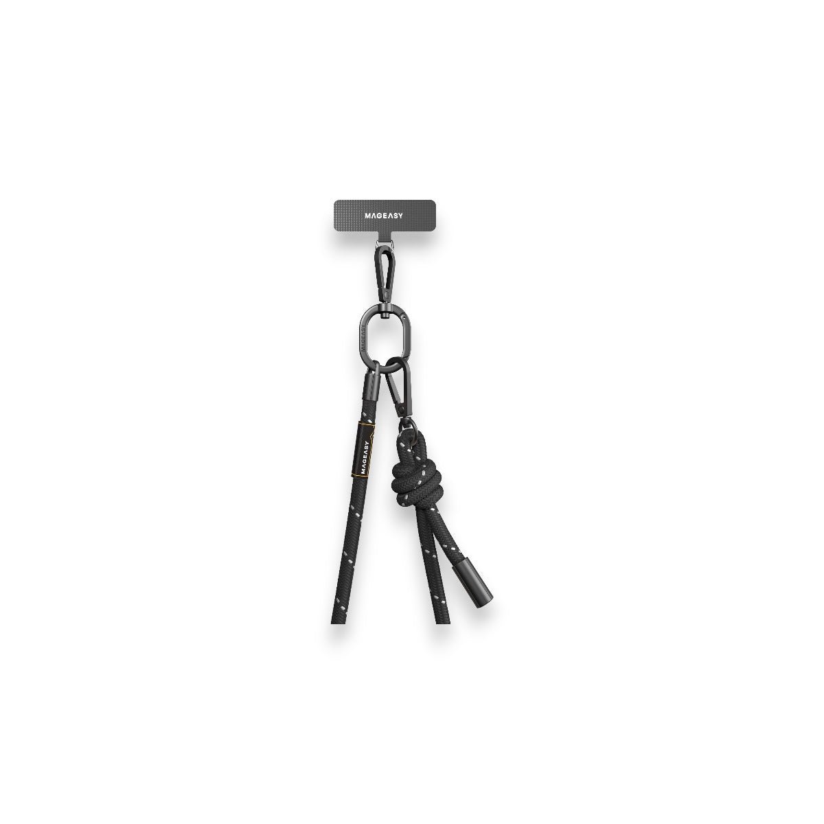 Accesorio SwitchEasy Strap 8.3 Mm para Cualquier Celular ( Reflective Black ) Color Negro — foto 4