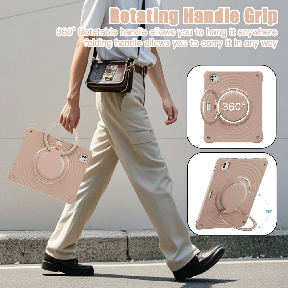 Estuche Chief Engineer B Series Modelo iPad Pro 13 2024 Color Cafe con Strap — foto 7