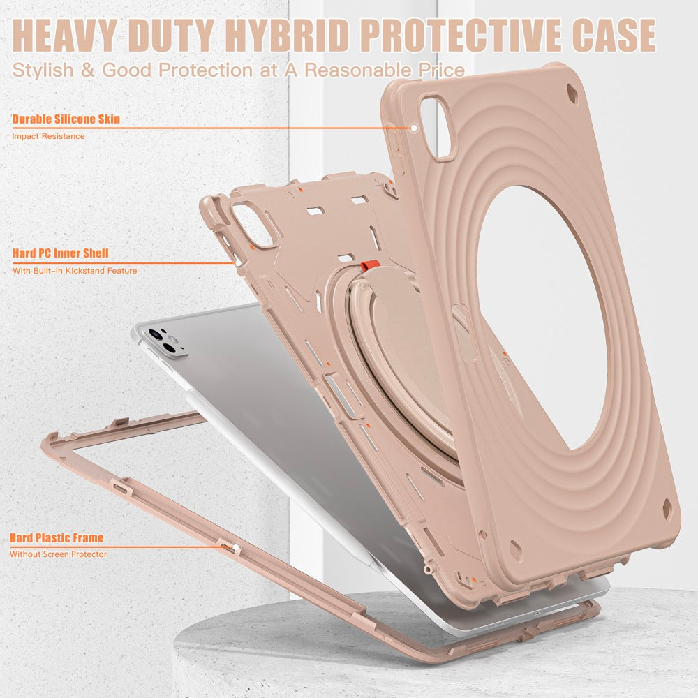 Estuche Chief Engineer B Series Modelo iPad Pro 13 2024 Color Cafe con Strap — foto 8