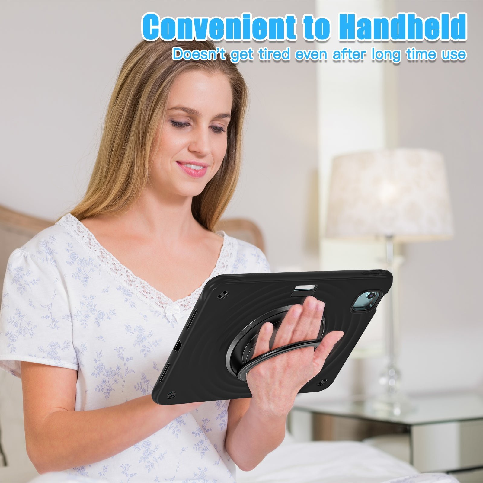 Estuche Chief Engineer B Series Modelo iPad Air 11 2024 Color Negro con Strap — foto 4
