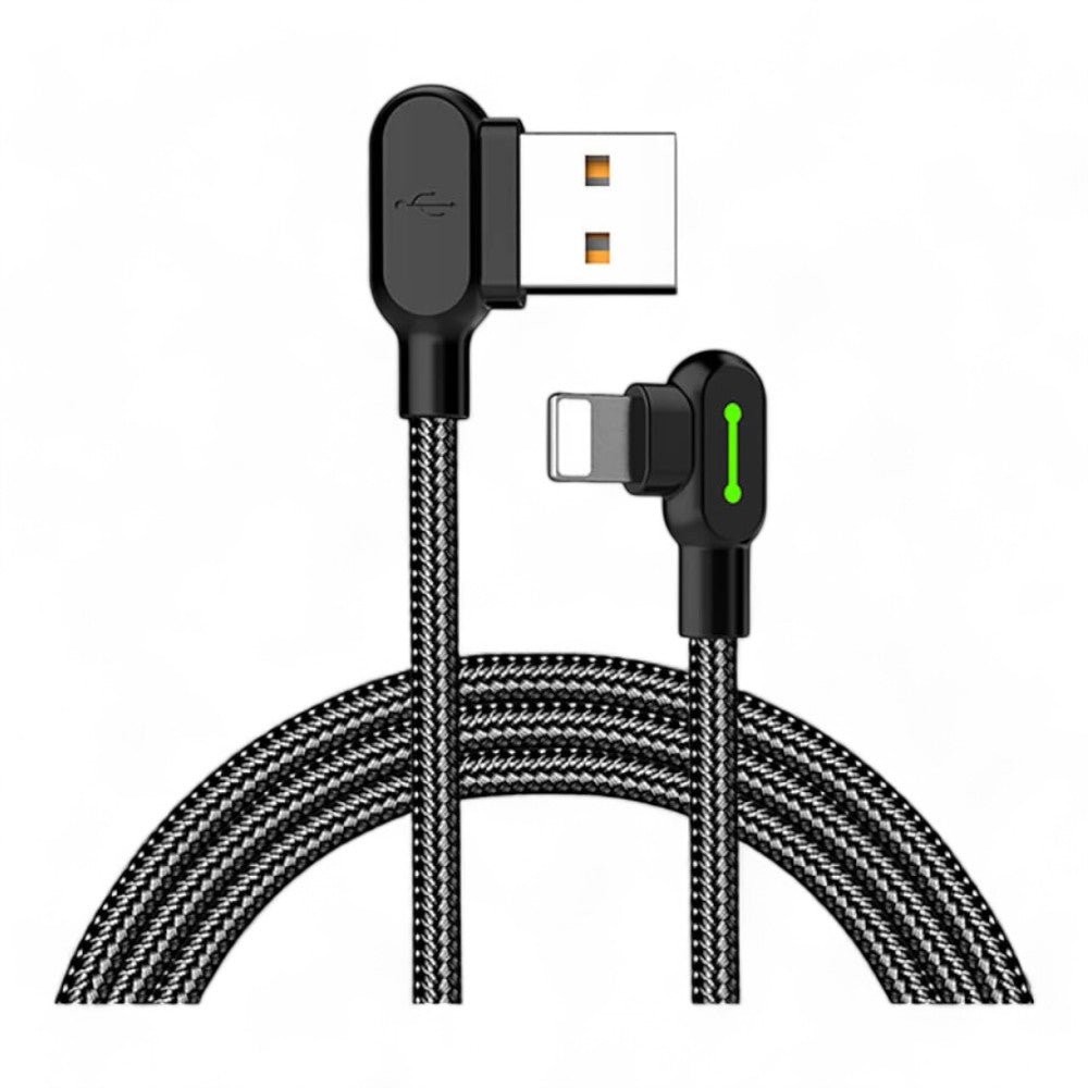 Cable McDodo USB Ca-4671 Button Series USB a Lightning Cable Color Negro — foto 3