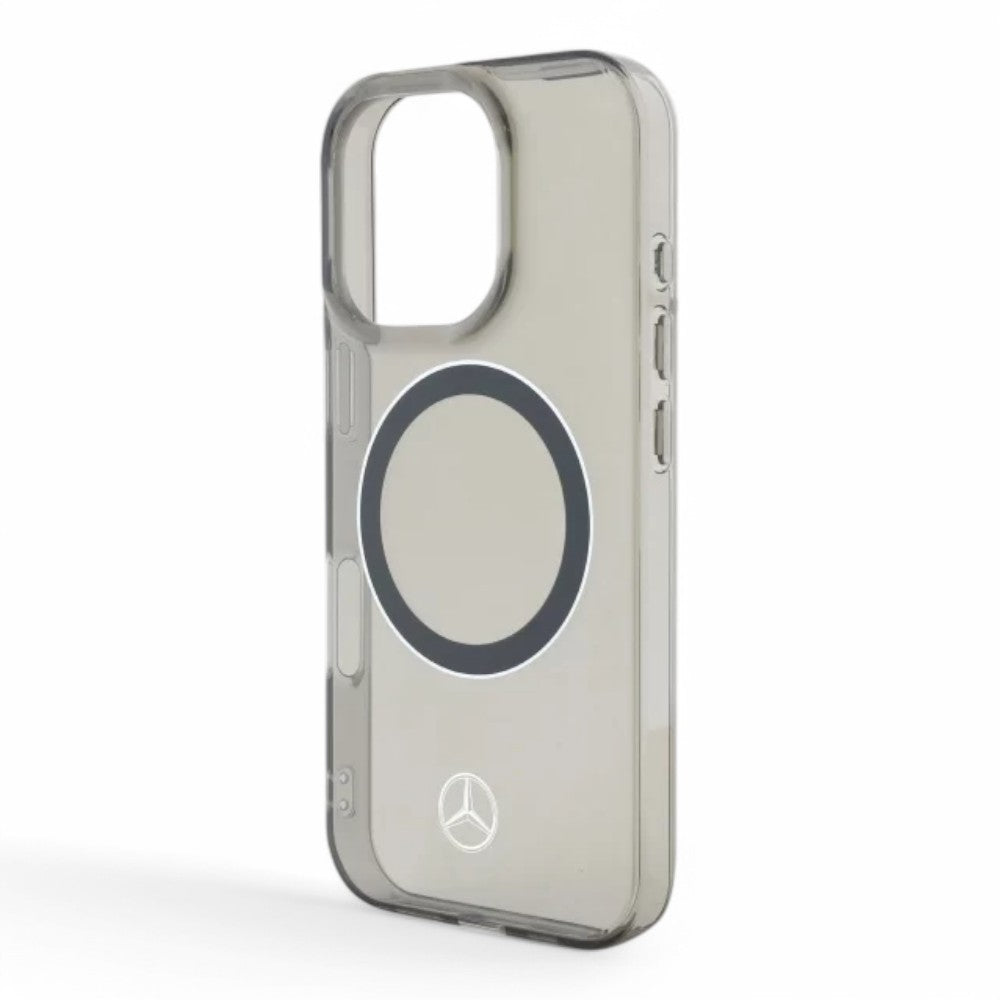 Mercedes-benz Mb Hc MagSafe Transparent Pc/tpu Silver Ring Black iPhone 16 Pro — foto 4