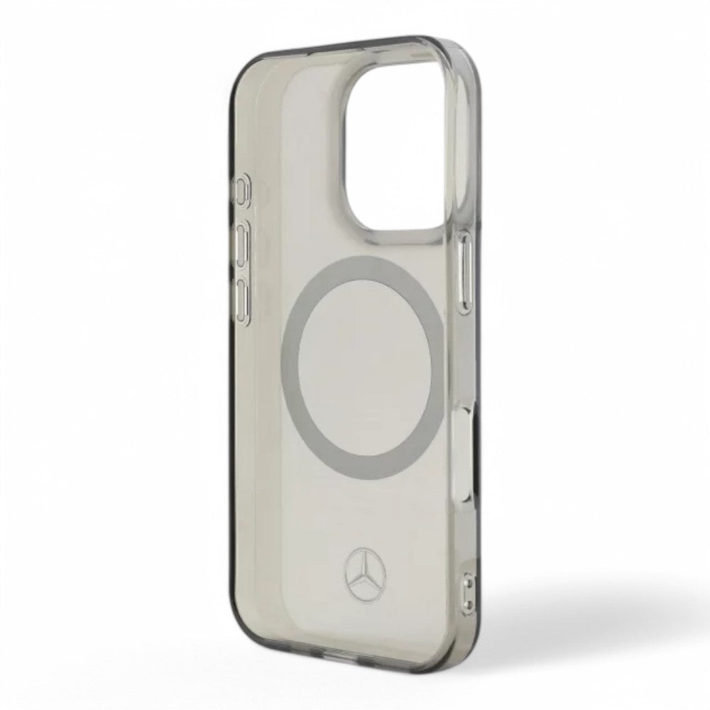 Mercedes-benz Mb Hc MagSafe Transparent Pc/tpu Silver Ring Black iPhone 16 Pro — foto 5