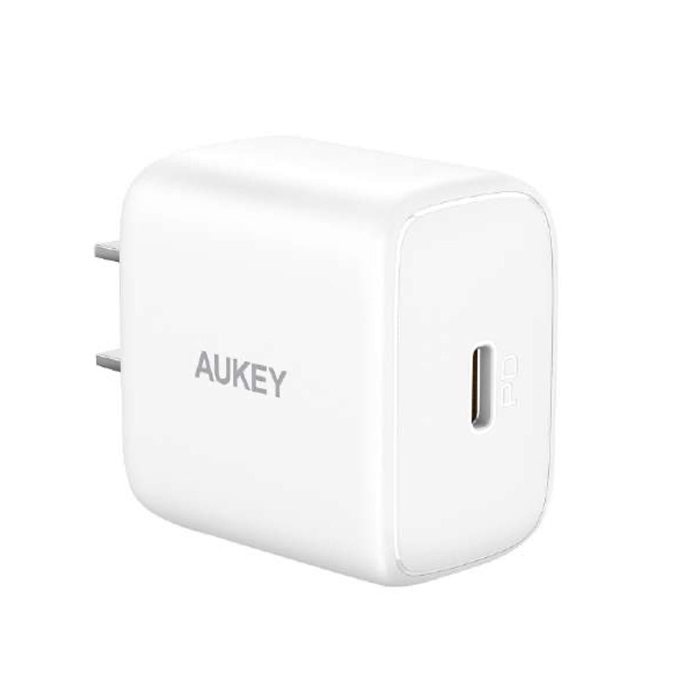 Cargador Aukey Pared 1 Pack Portable 20w PD Wall Color Blanco