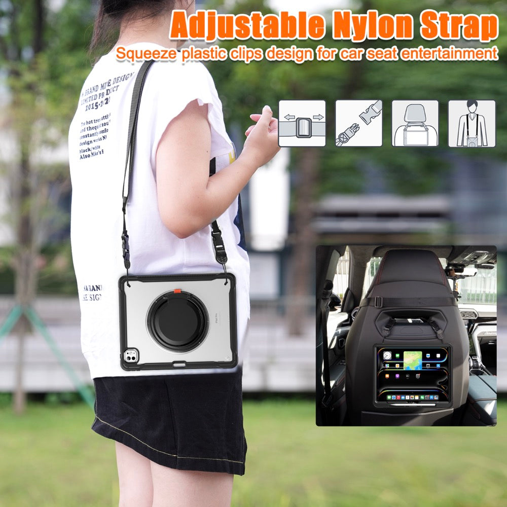 Estuche Popeye B Series Modelo iPad Pro 13 2024 Color Transparente sin Strap — foto 6