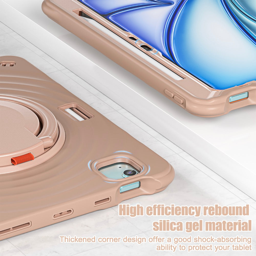 Estuche Chief Engineer B Series Modelo iPad Air 11 2024 Color Cafe con Strap — foto 8