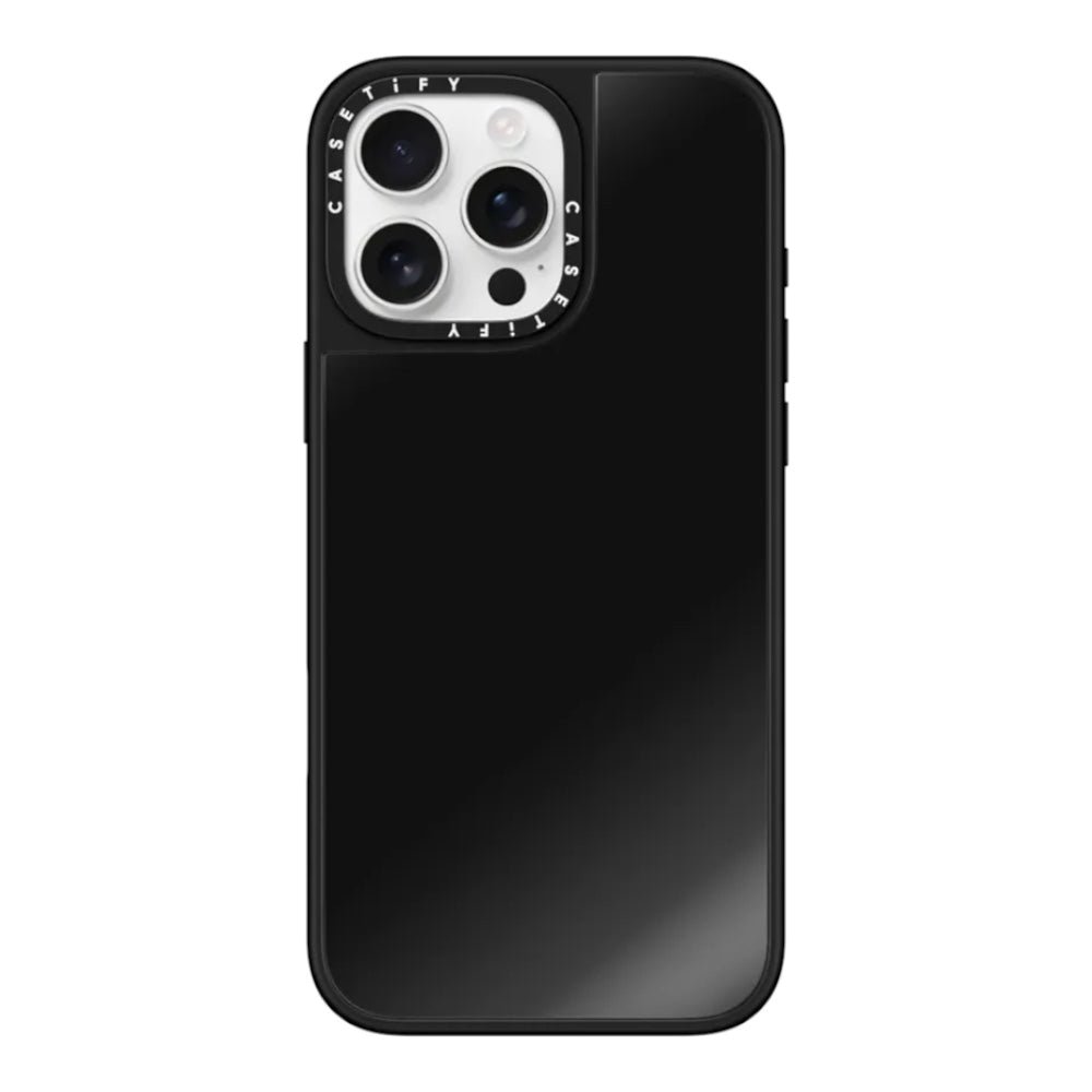 Case CASETiFY Mirror Marco Negro iPhone 16 Pro Max Negro