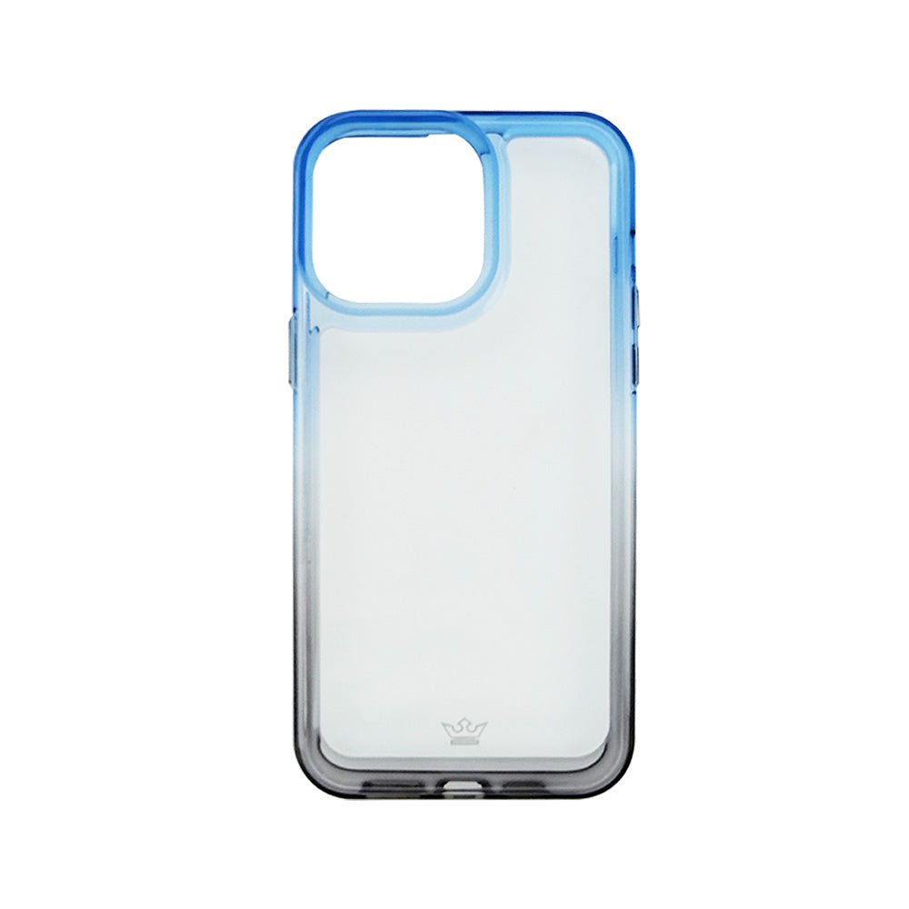 Estuche Clásico El Rey Degrade Apple iPhone 14 Pro Color Azul / Gris