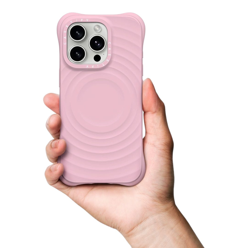 Case CASETiFY Ripple iPhone 15 Pro Max Rosado — foto 4