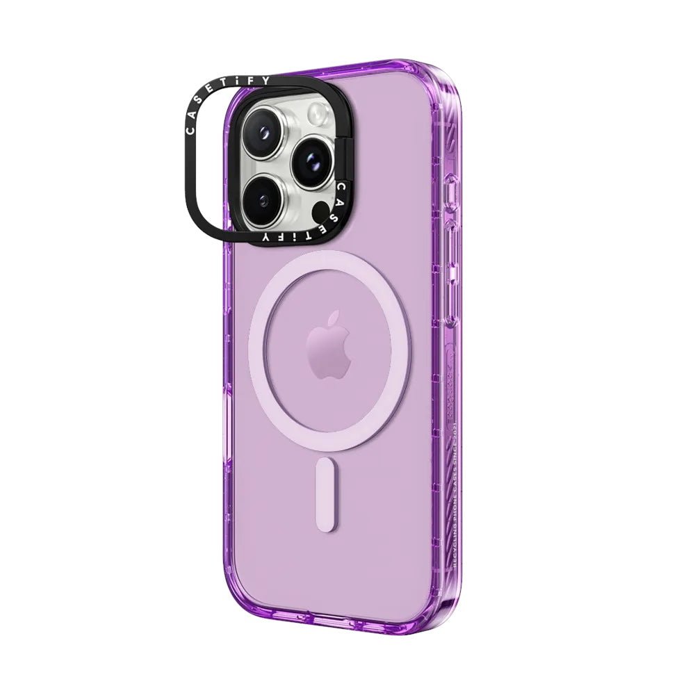 Estuche CASETiFY Ring Stand MagSafe - iPhone 14 Pro Max Morado