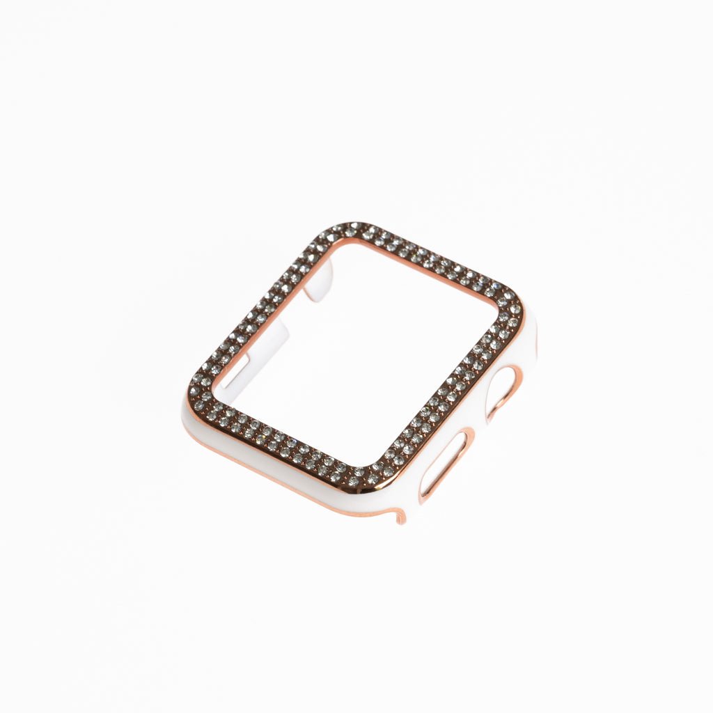 Accesorio Generico Pulsera con Bumper de Diamantes Apple Watch 38 Mm Color Blanco — foto 4