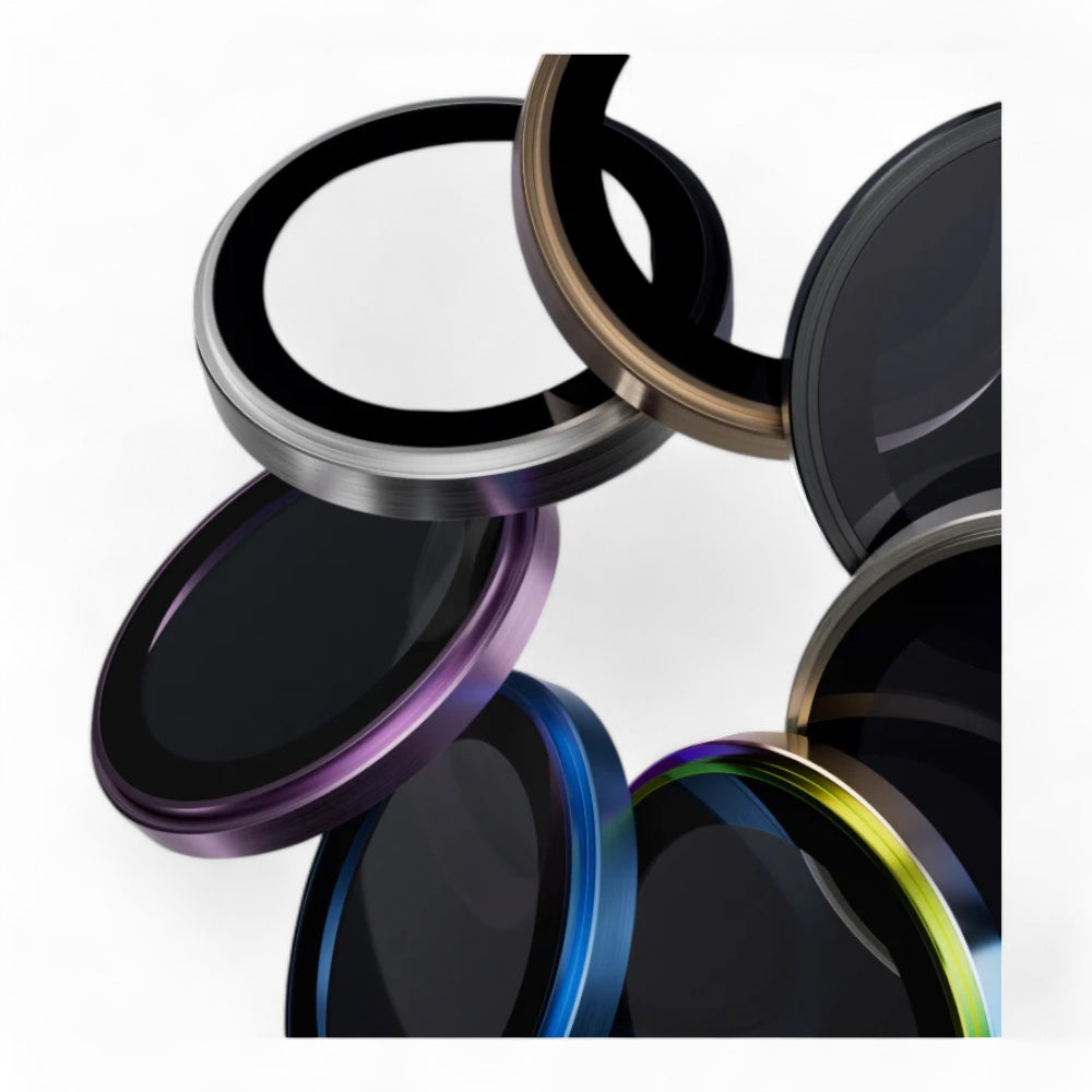 Accesorio MagEasy Vidrio Templado Cámara iPhone 16 Lenz Sapphire Lens Protector 2 Lenses / 2 Lenses Large Iridescent Color Multicolor — foto 5