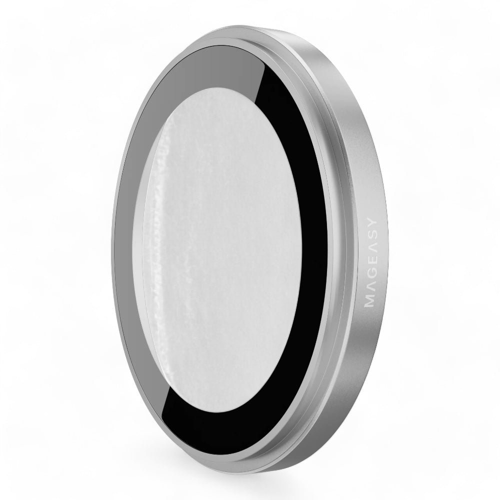 Accesorio MagEasy Vidrio Templado Cámara iPhone 16 Lenz Sapphire Lens Protector 2 Lenses / 2 Lenses Large Color Blanco — foto 3