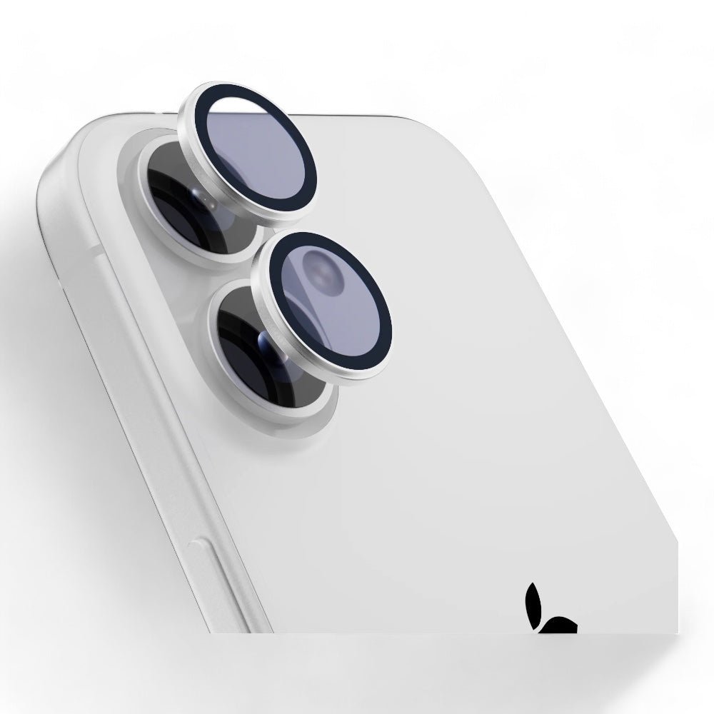 Accesorio MagEasy Vidrio Templado Cámara iPhone 16 Lenz Sapphire Lens Protector 2 Lenses / 2 Lenses Large Color Blanco