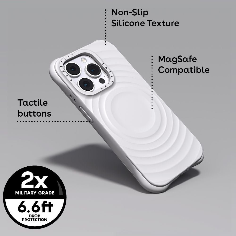 Case CASETiFY MagSafe iPhone 16 Pro Max Ripple Negro — foto 4