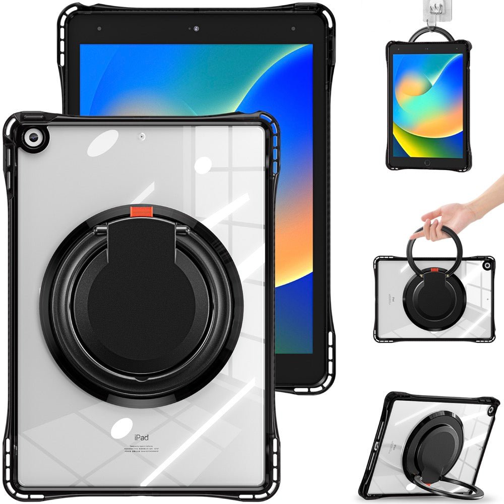 Estuche Transparent B Series Modelo iPad 10.2 Color Negro con Strap — foto 2