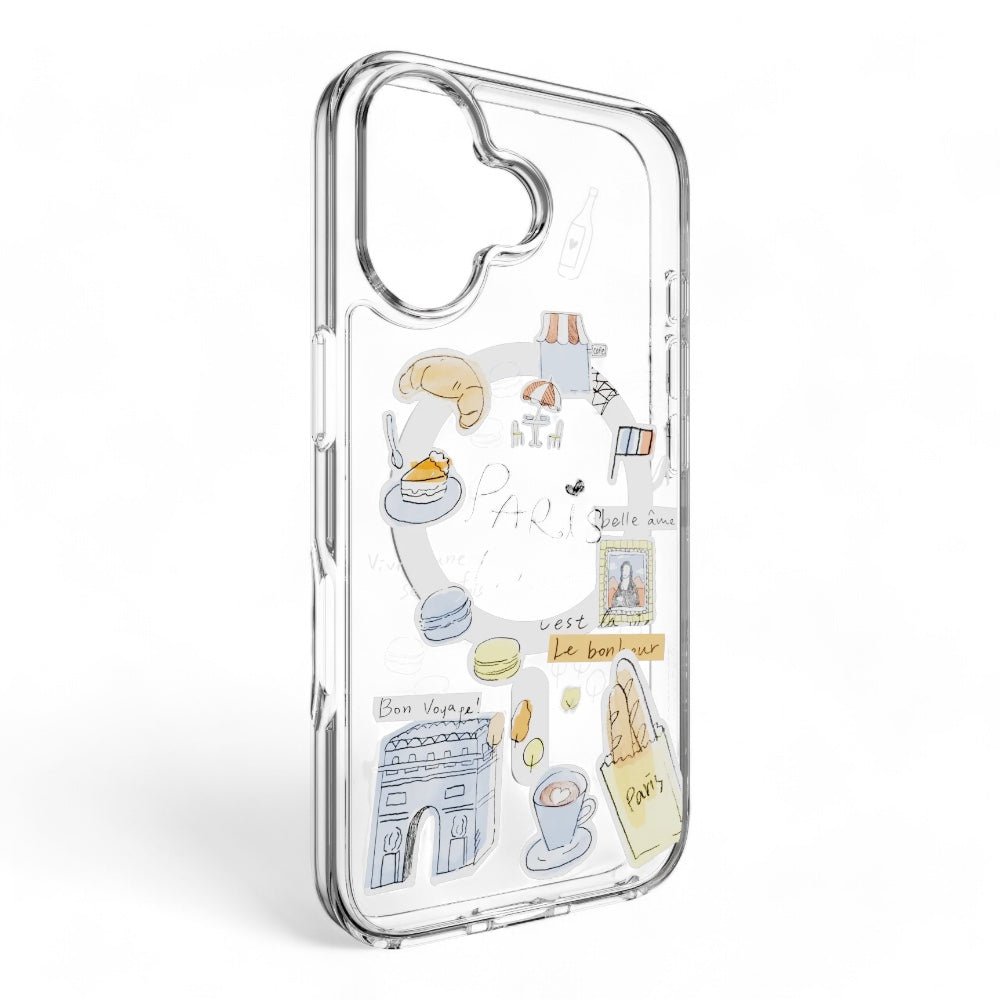 Estuche SwitchEasy Skin iPhone 16 Plus Style M Pattern Shockproof Case Paris Color Multicolor — foto 3