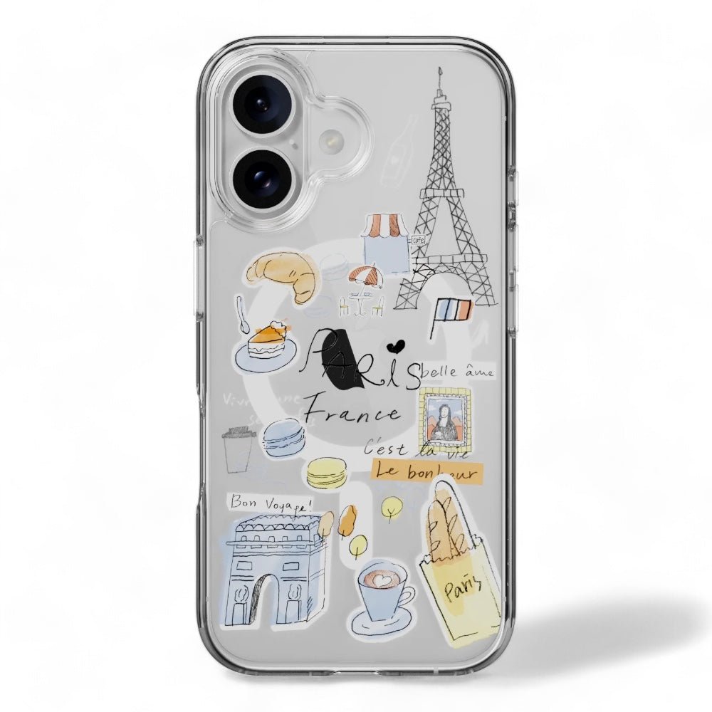 Estuche SwitchEasy Skin iPhone 16 Plus Style M Pattern Shockproof Case Paris Color Multicolor