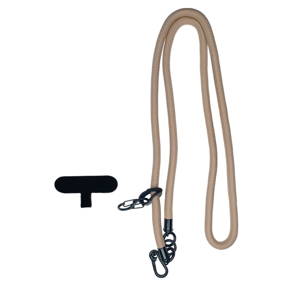 Accesorio el Rey Strap 8mm 1.2 M Largo con Sujetadora New con Colgador de Llaves y Audifonos Color Beige — foto 2