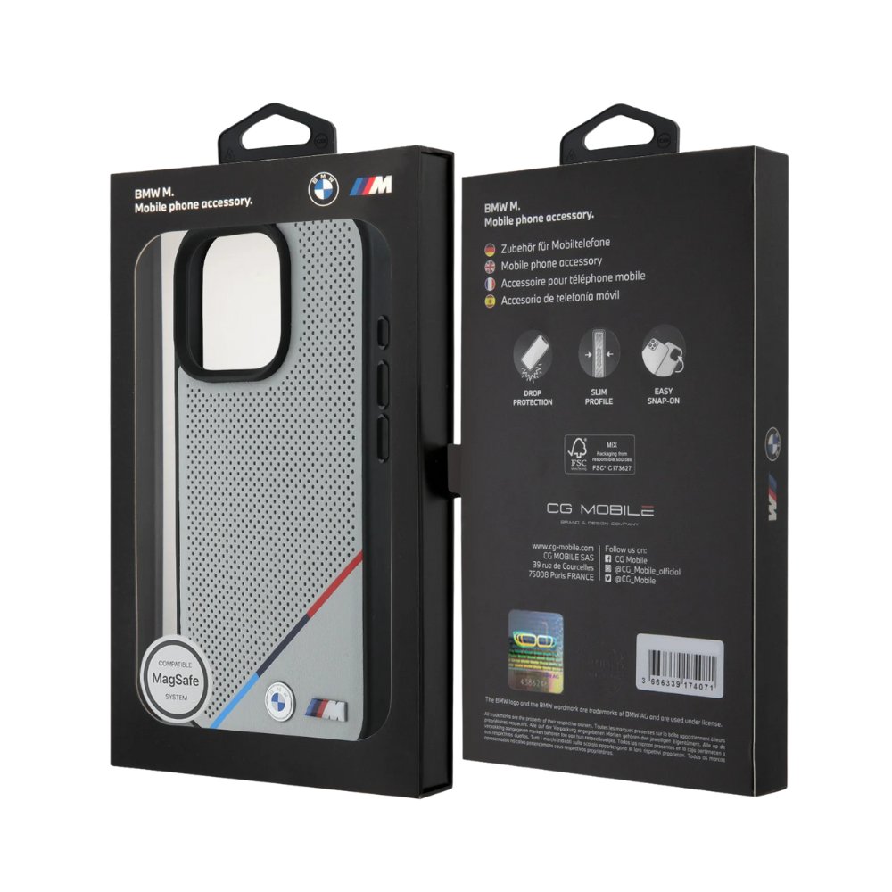 Estuche BMW Hc M MagSafe para iPhone 16 Pro Max - Gris — foto 4