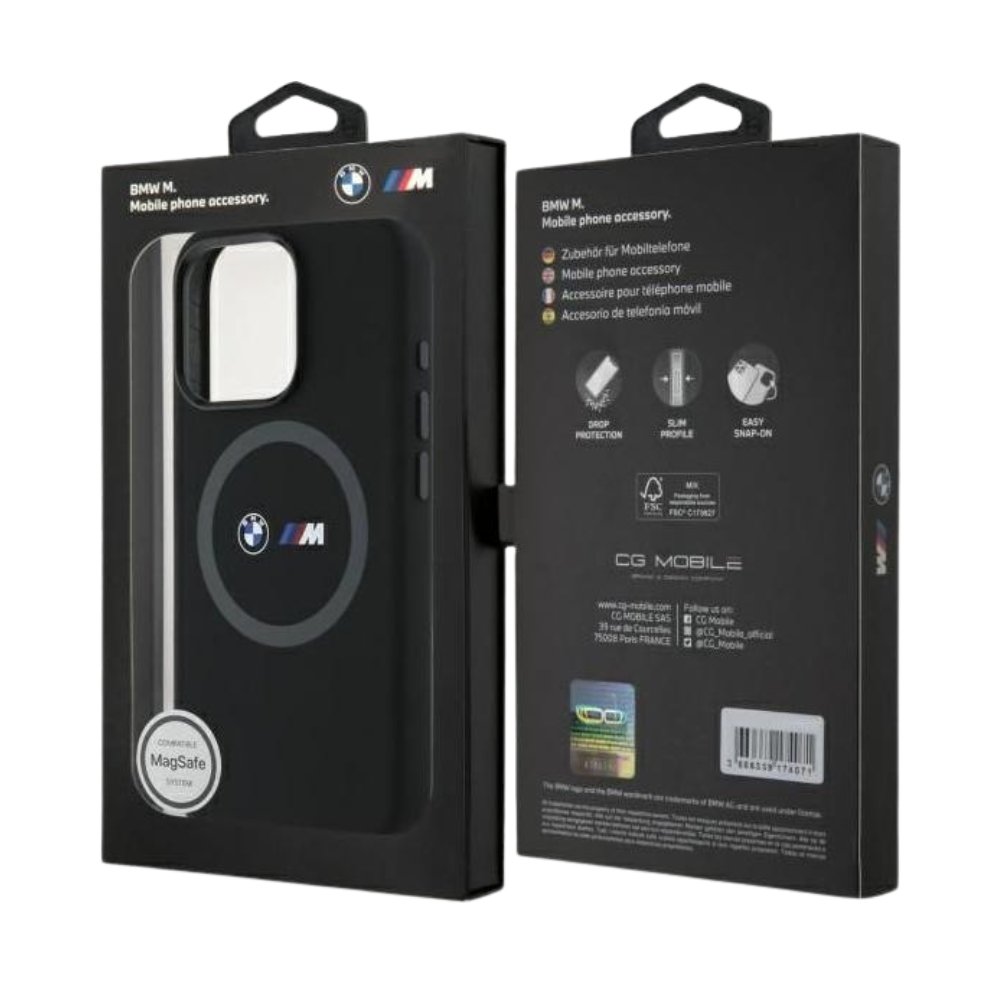 BMW Hc M MagSafe Silicone Printed Ring Black iPhone 16 Pro Max — foto 4