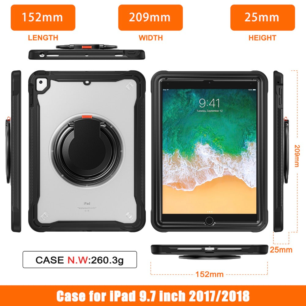 Estuche Popeye B Series Modelo iPad 9.7 Color Transparente sin Strap — foto 7