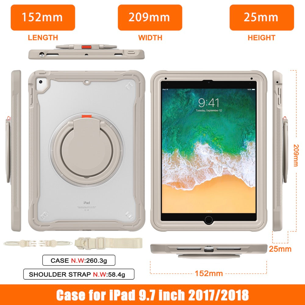 Estuche Popeye B Series Modelo iPad 9.7 Color Beige sin Strap — foto 8