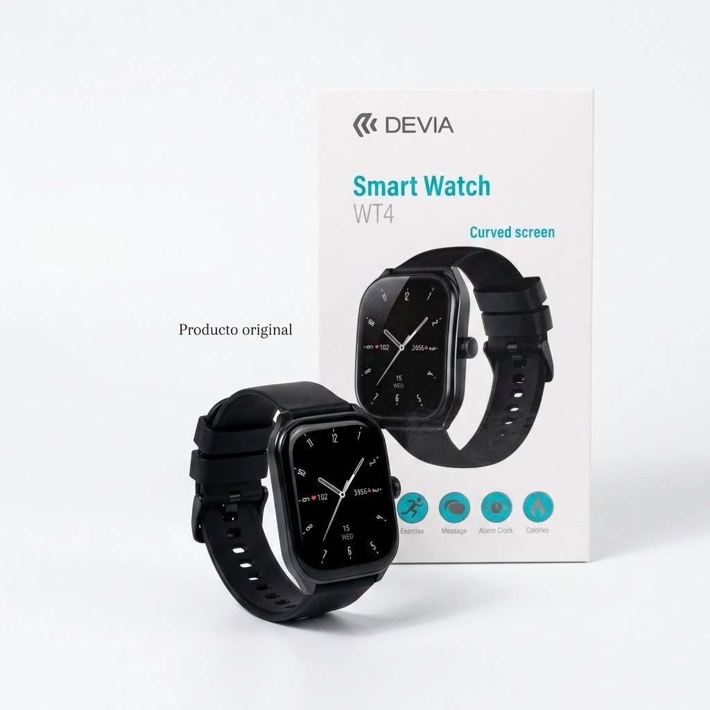 Smart Watch WT4 - Reloj Inteligente Multi Deportes Negro — foto 3