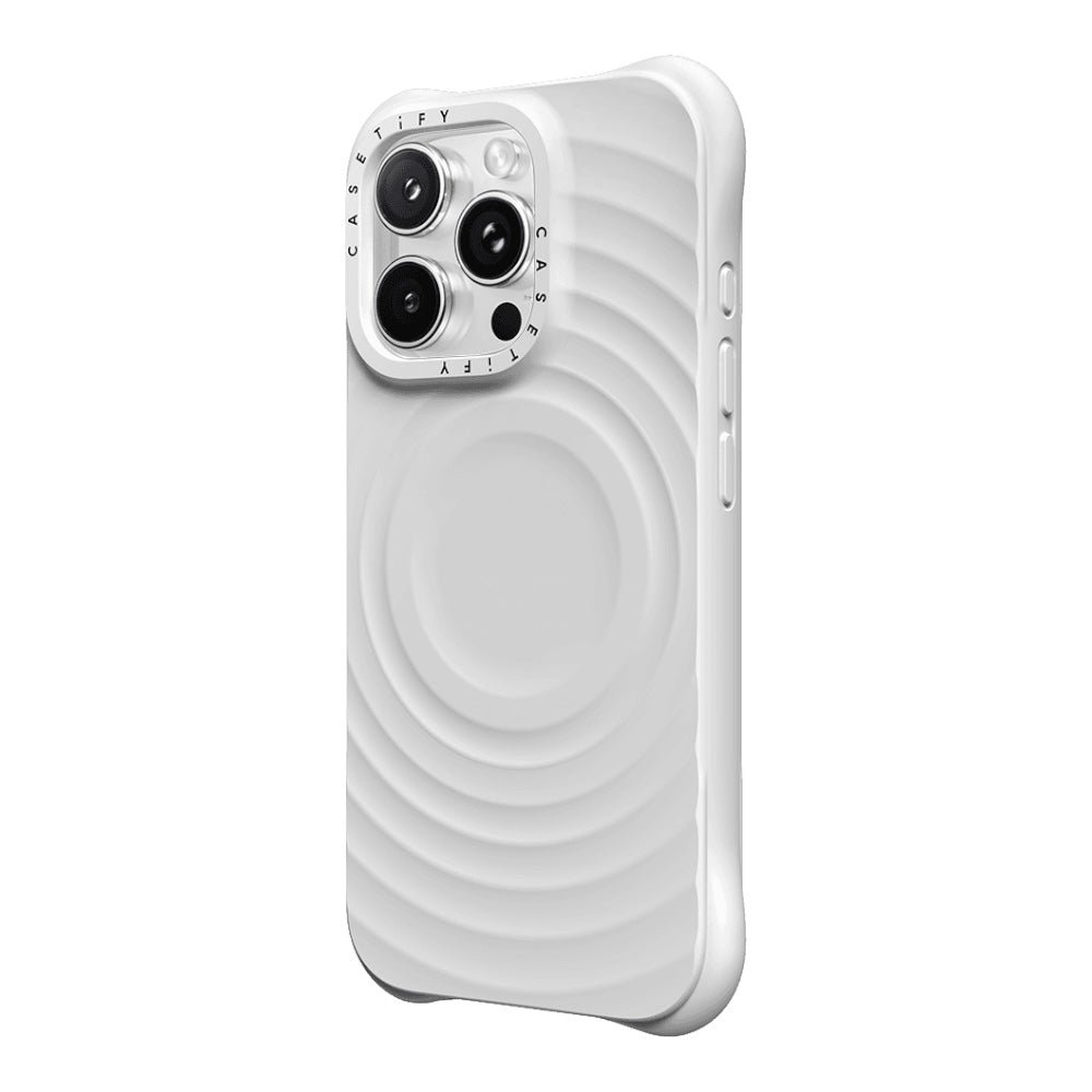Case CASETiFY Ripple iPhone 16 Pro Blanco — foto 3