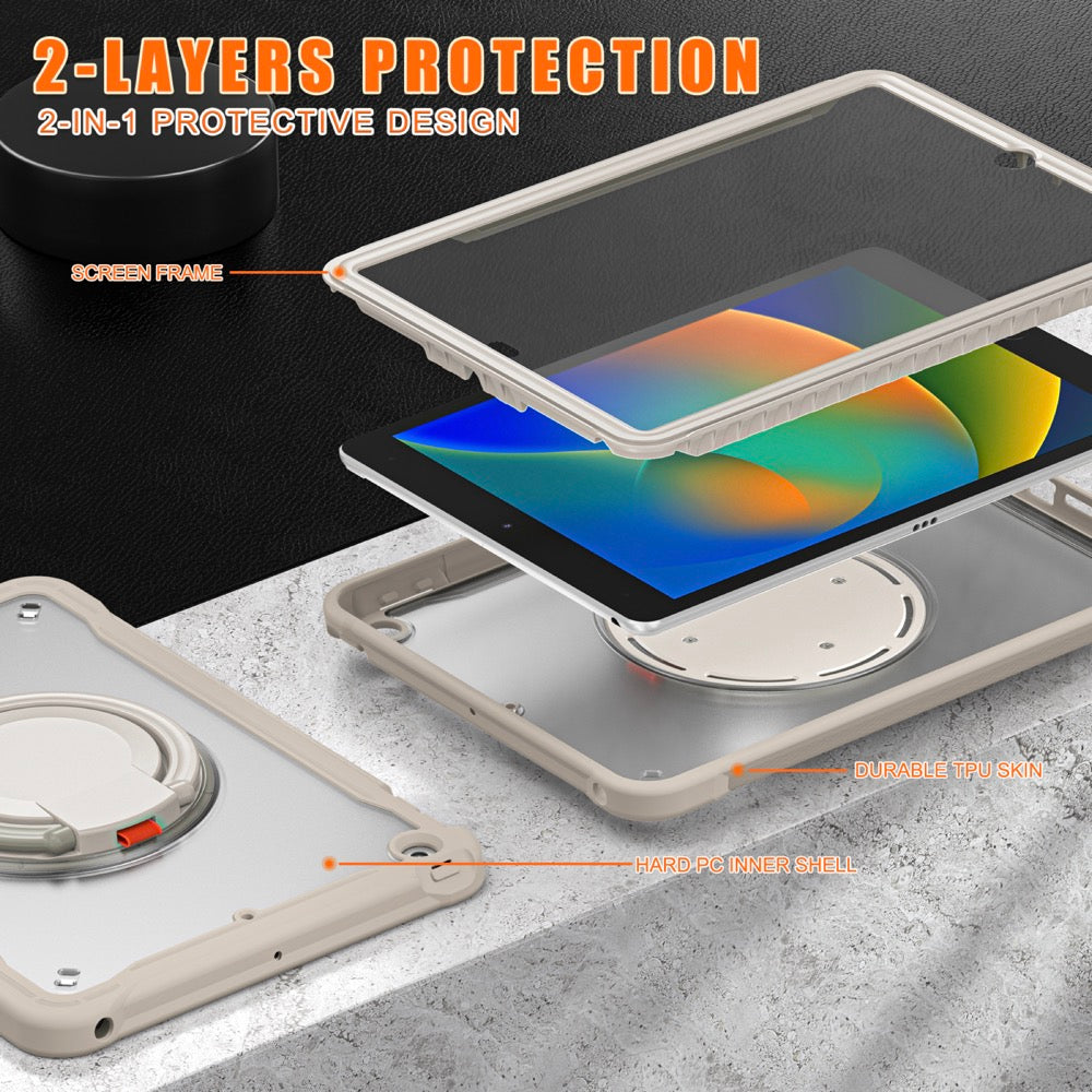 Estuche Popeye B Series Modelo iPad 10.2 Color Beige sin Strap — foto 5
