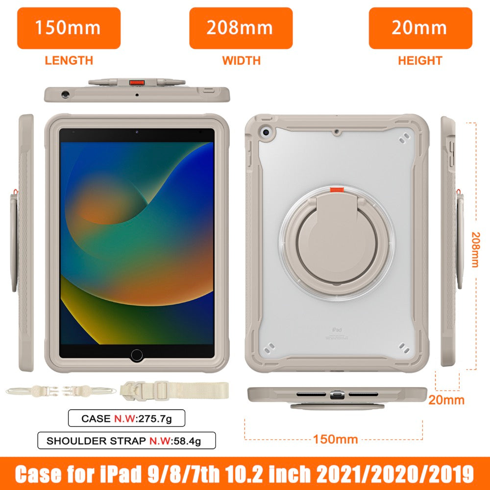 Estuche Popeye B Series Modelo iPad 10.2 Color Beige sin Strap — foto 8