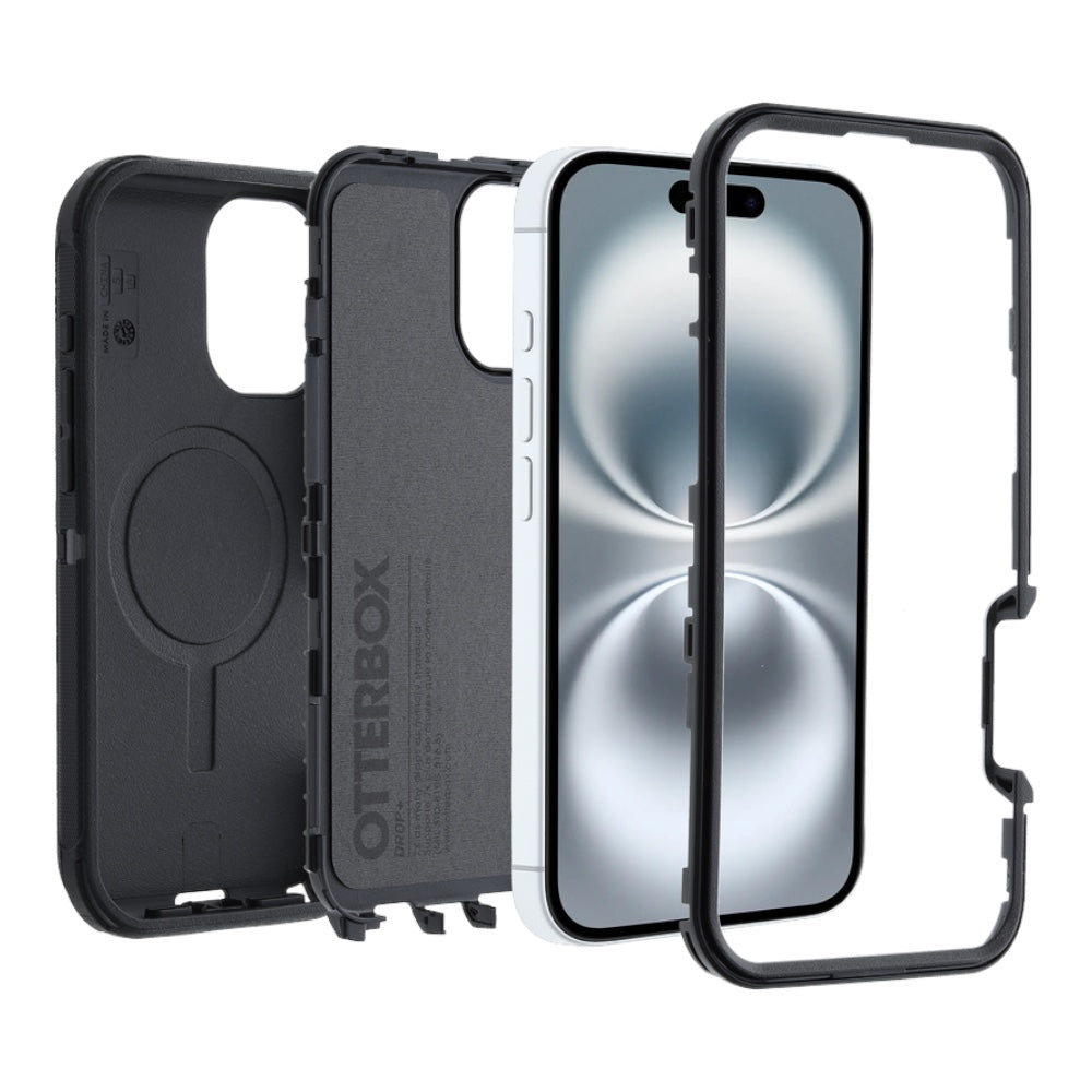 Case OtterBox Defender con MagSafe y Clip Color Corinto Modelo iPhone 16 — foto 4