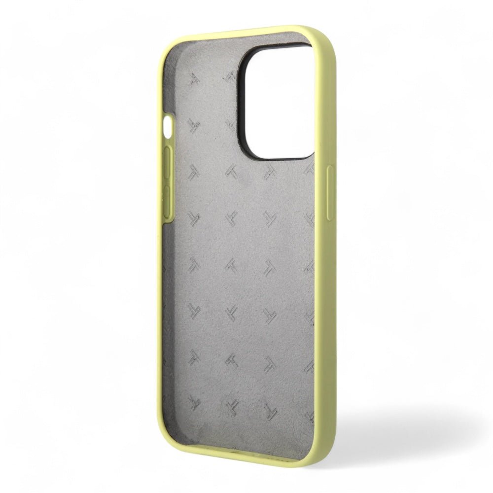 Estuche Tumi Hc Women Liquid Silicone Sage iPhone 14 Pro Max Color Amarillo — foto 3