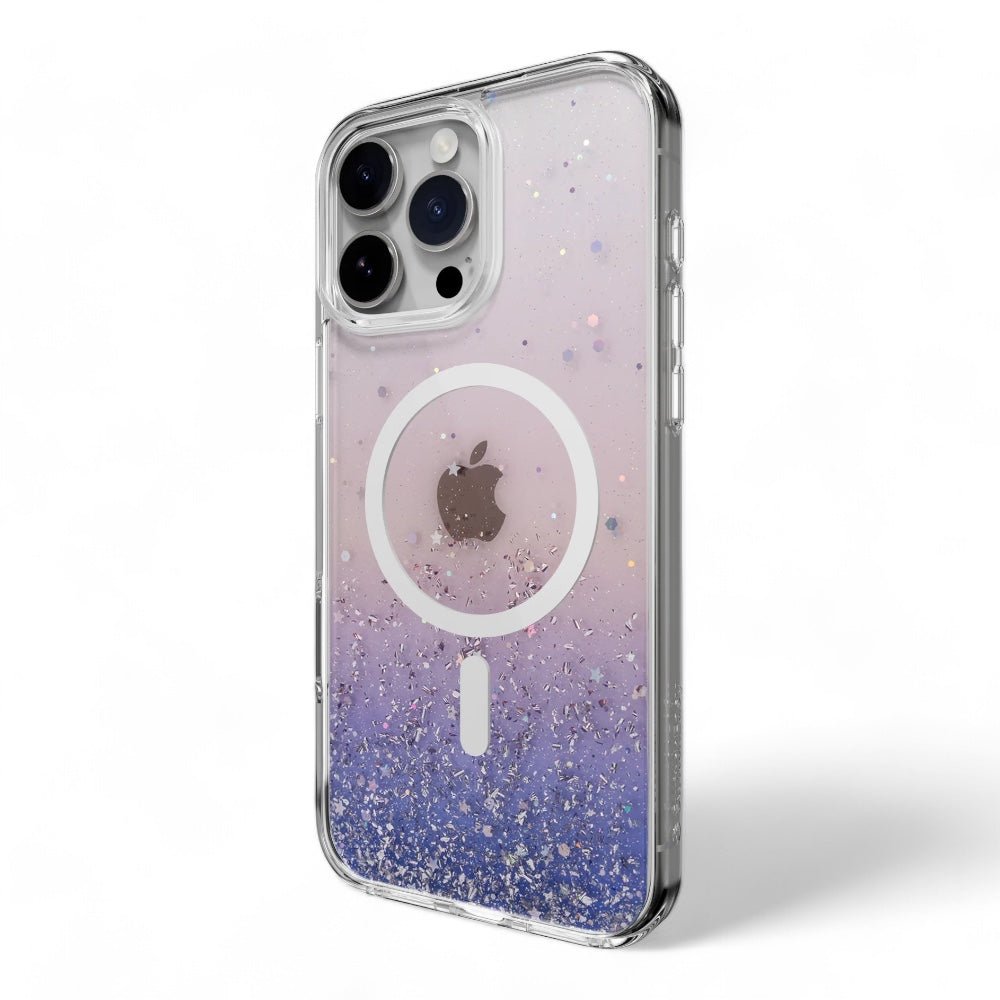 Estuche SwitchEasy Starfield iPhone 16 Pro Starfield M 3d Glitter Shockproof Case Twilight Color Multicolor — foto 2