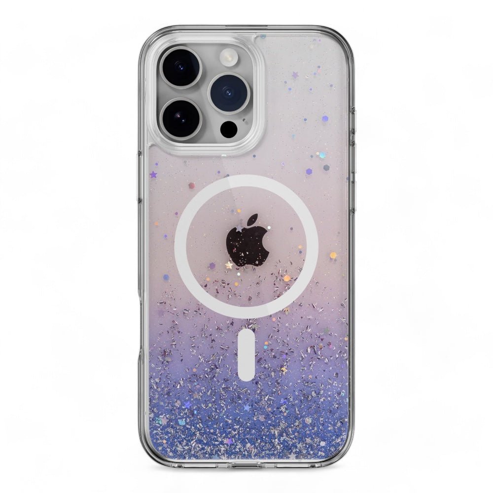 Estuche SwitchEasy Starfield iPhone 16 Pro Starfield M 3d Glitter Shockproof Case Twilight Color Multicolor