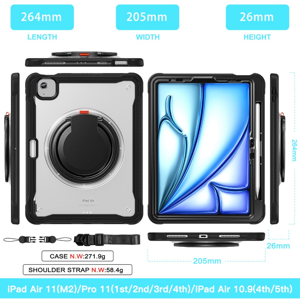 Estuche Popeye B Series Modelo iPad Air 11 2024 Color Transparente sin Strap — foto 5