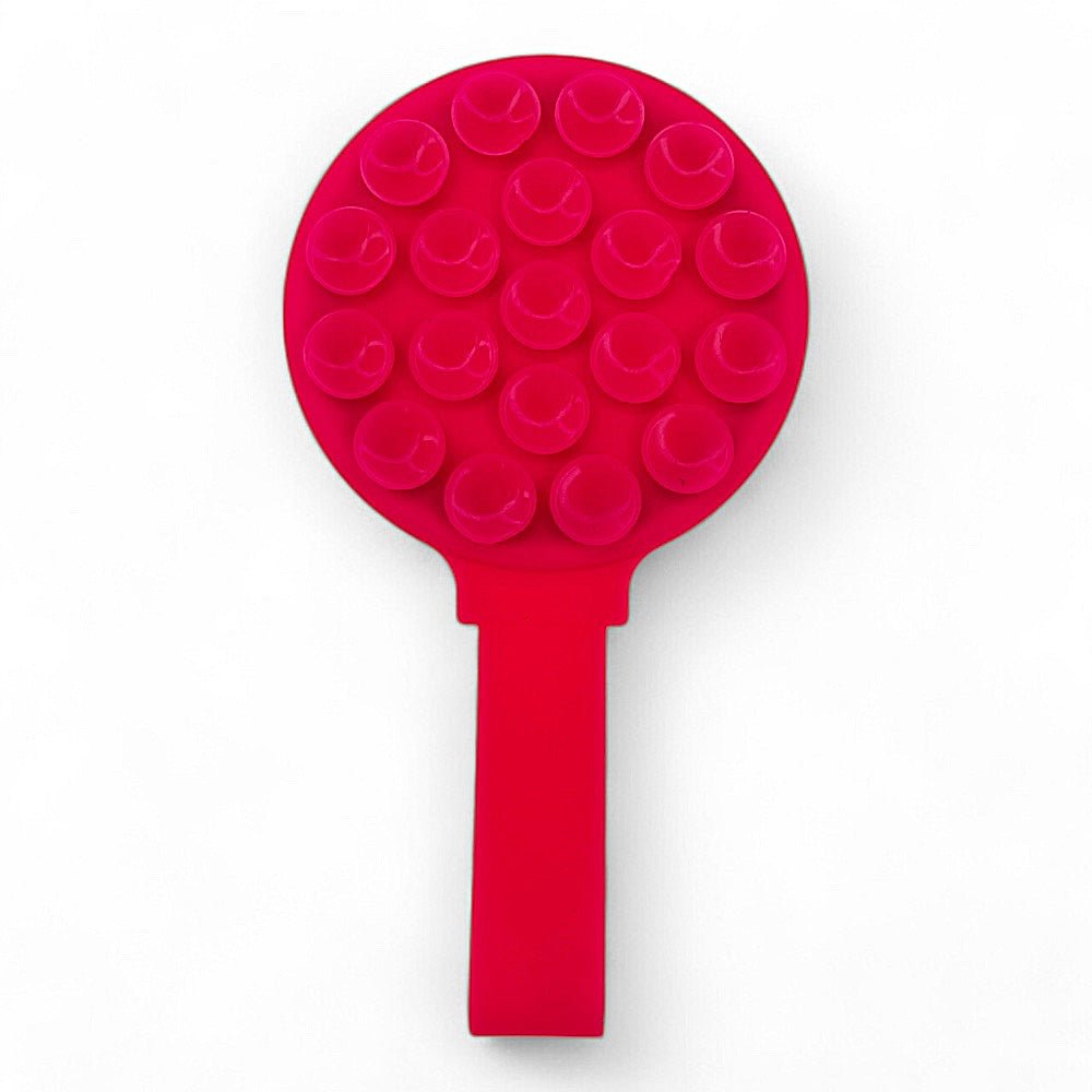 Gadget el Rey MagSafe Ventosa Circular con Agarrador Color Fucsia Neon