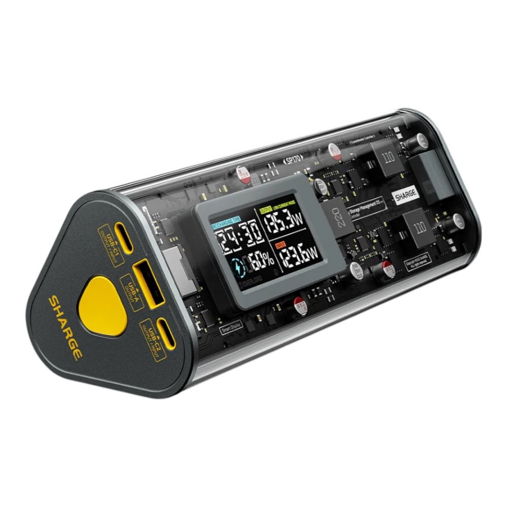 Accesorio Sharge Batería Shargeek 170 Capacidad 24,000 Mha Black/yellow Color Negro — foto 3