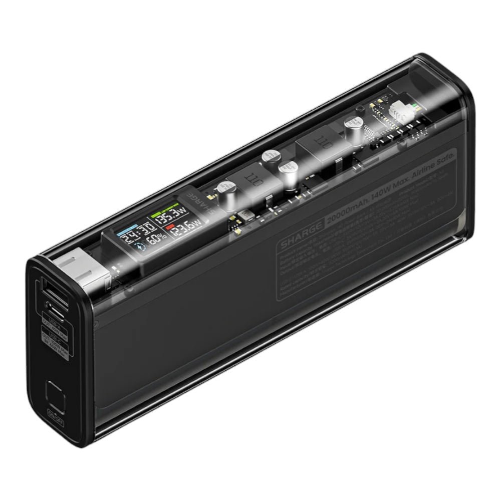 Accesorio Sharge Batería Shargeek 140 Capacidad 20,000 Mha Color Transparente