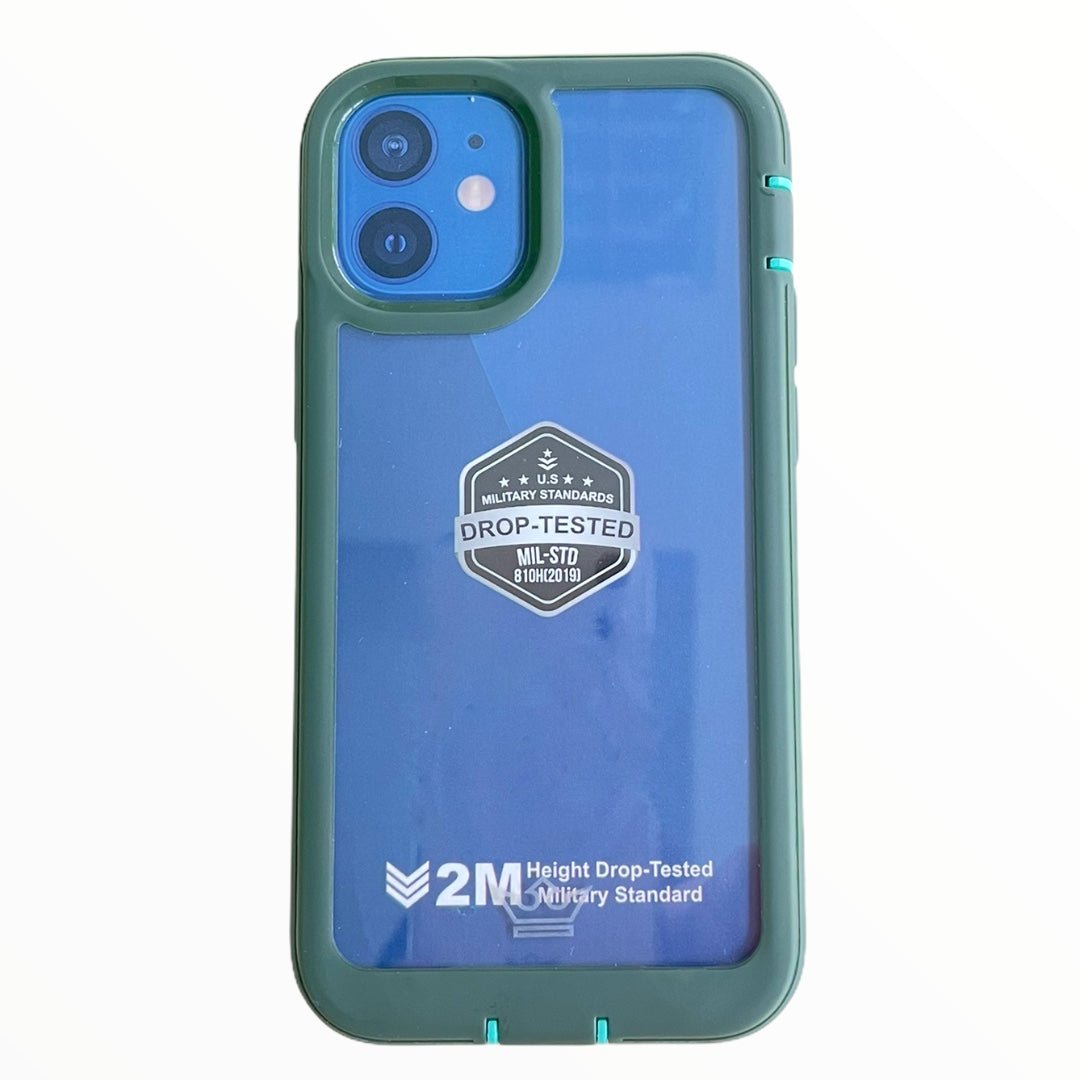 Estuche Protección el Rey Warrior a Prueba de Impactos Apple iPhone 12 Mini Color Verde