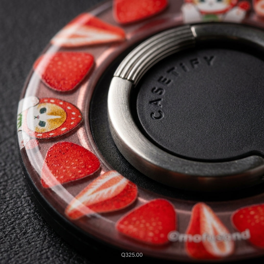 Accesorio CASETiFY Artist Snappy Mirror Ring Holder Negro — foto 6