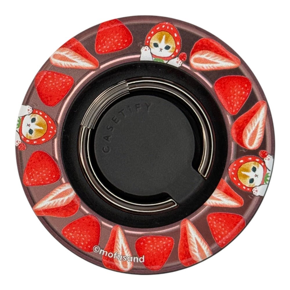 Accesorio CASETiFY Artist Snappy Mirror Ring Holder Negro