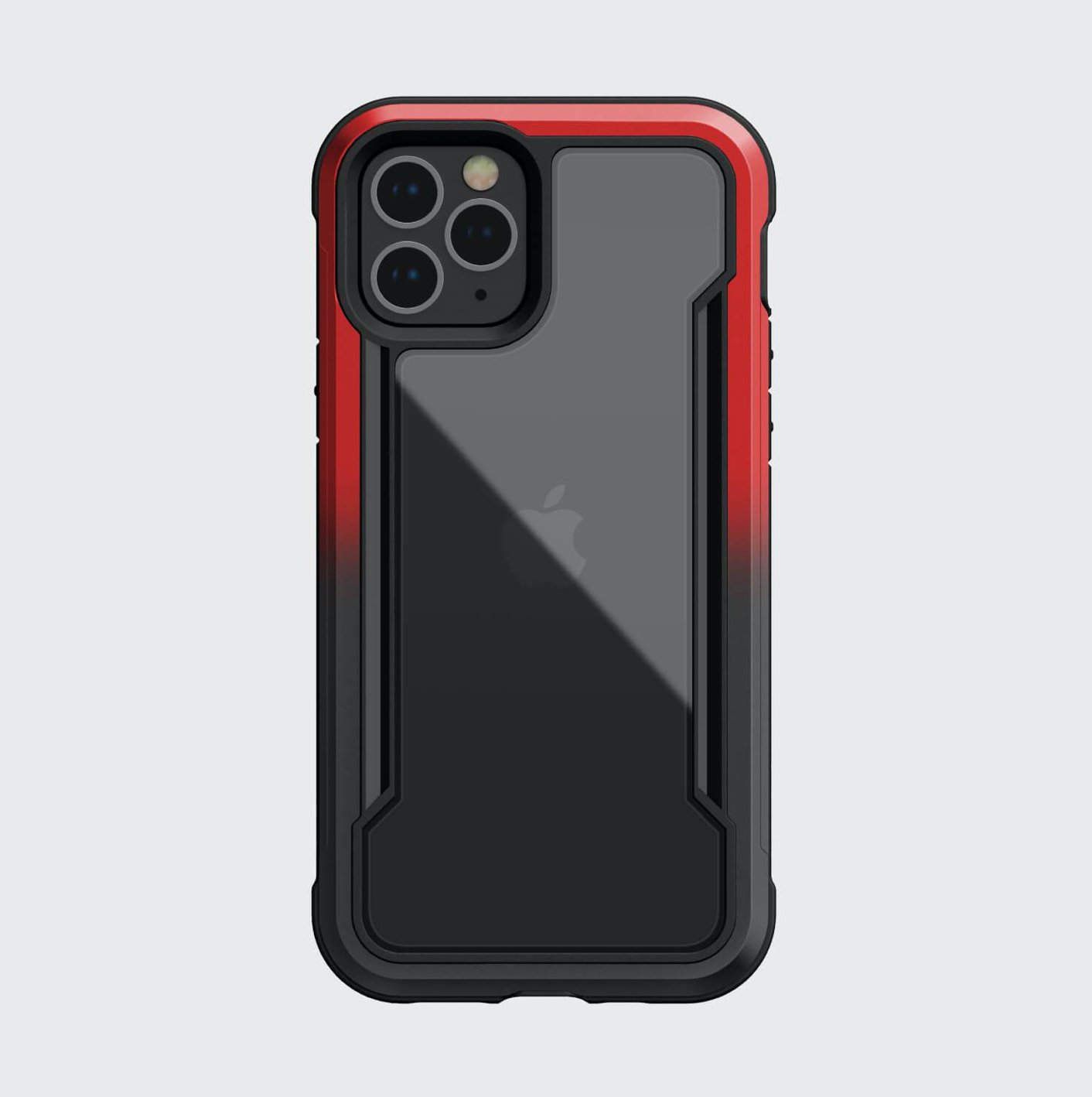 Estuche Protección Xdoria Raptic Shield Apple iPhone 12 Mini Color Rojo / Negro