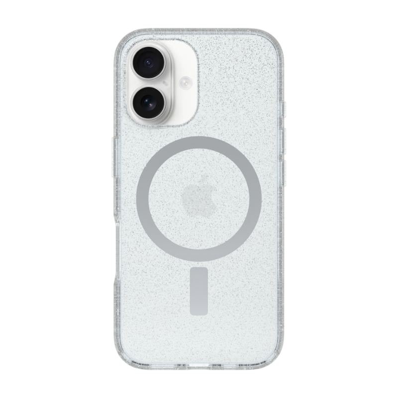Estuche OtterBox Symmetry MagSafe iPhone 16 Color Transparente Glitter