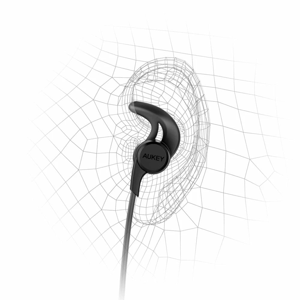 Audifonos Aukey Inalámbrico Deportivo con Clip Magnético Color Negro — foto 8