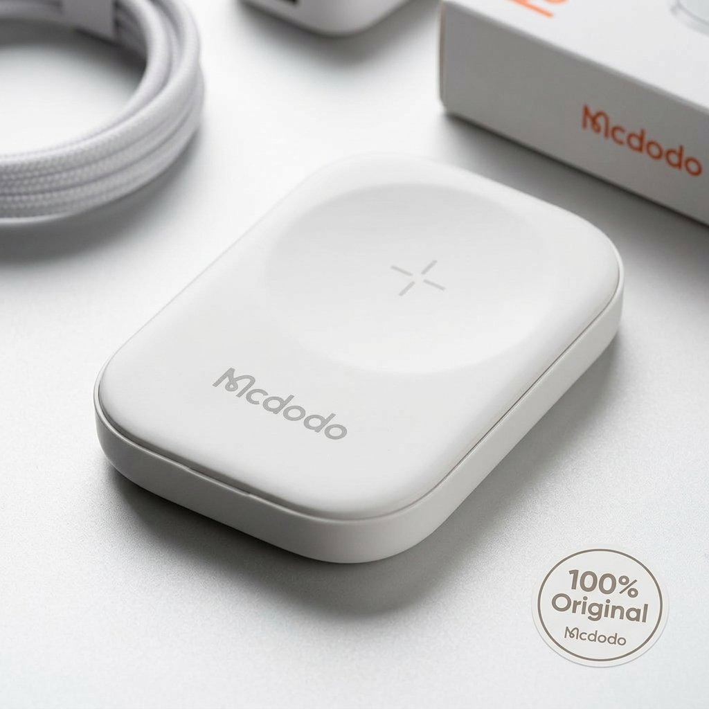 Cargador McDodo Inalámbrico Portable Wirelesfor Apple Watch Color Blanco — foto 6