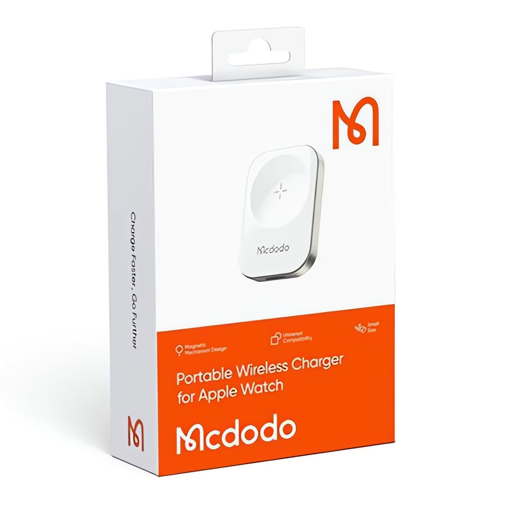 Cargador McDodo Inalámbrico Portable Wirelesfor Apple Watch Color Blanco — foto 5